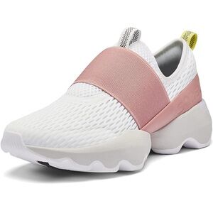 SOREL Kinetic Colorblock White/Pink/Moonstone Mesh Slip-On Sneakers